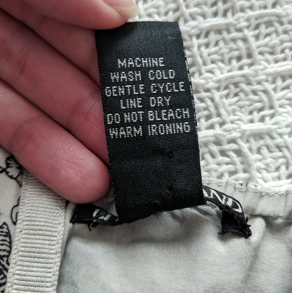 Lucky Brand, Floral Cotton Silk Tank Grey Yellow - Picture 4 of 6